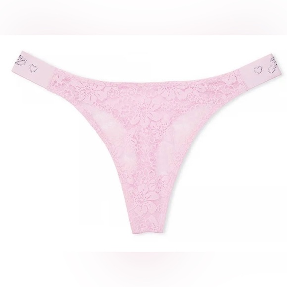 irep
Victoria's Secret Pink Wink Logo
High-Leg Thong Shine Straps
Bling lace - Picture 5 of 5